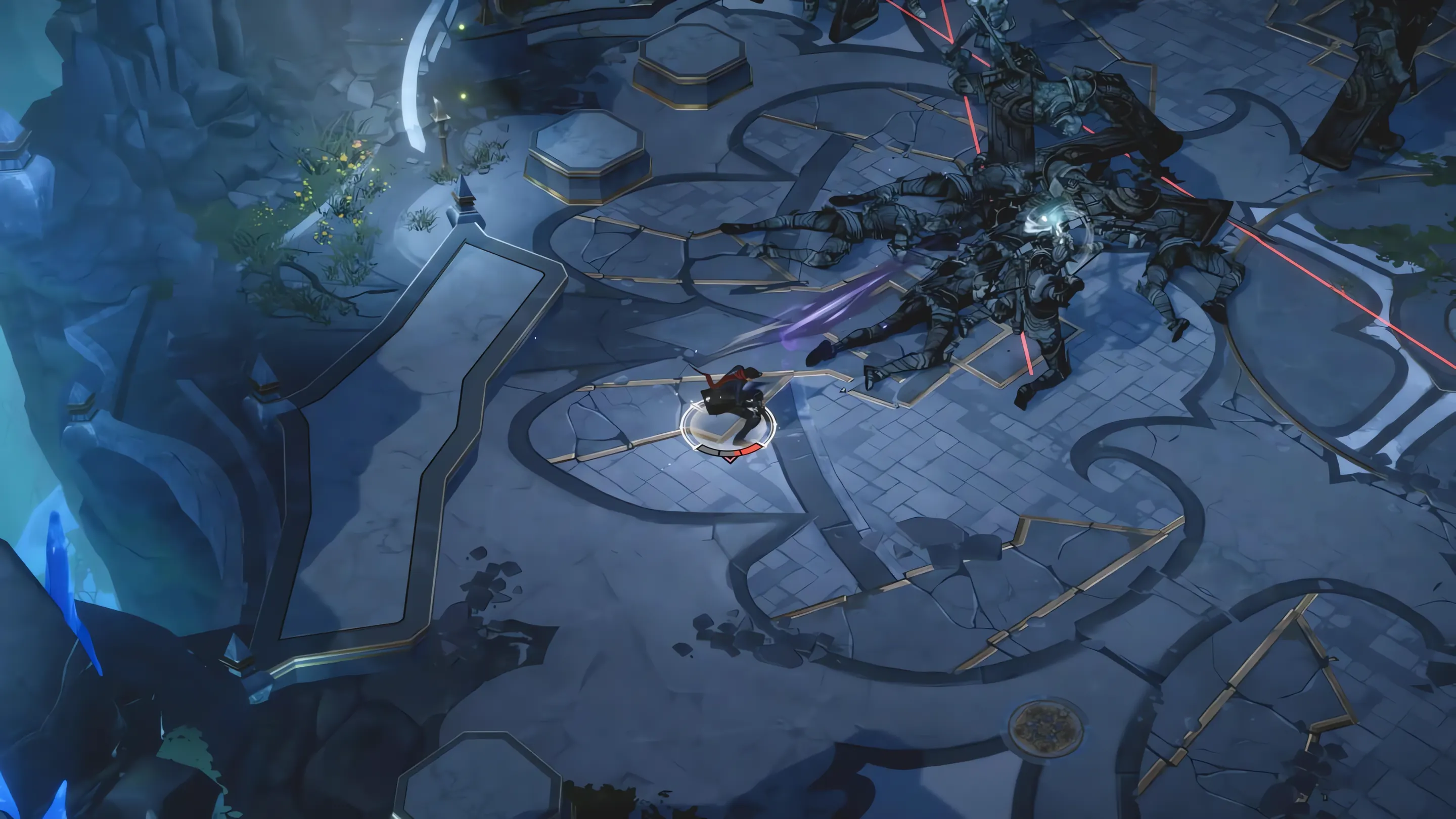 Gauntlet combat against beasts, official gameplay
