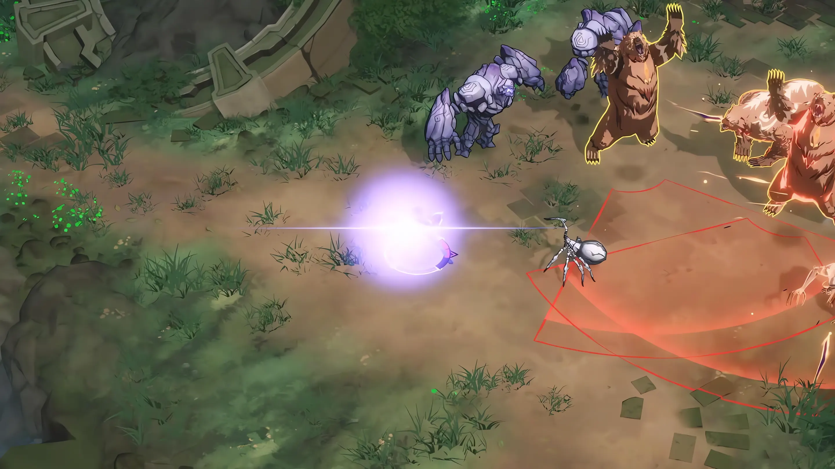Steel Authority in combat, official gameplay
